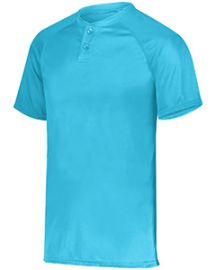 Augusta Adult Unisex 100% Polyester Wicking Attain 2-Button Baseball Jersey